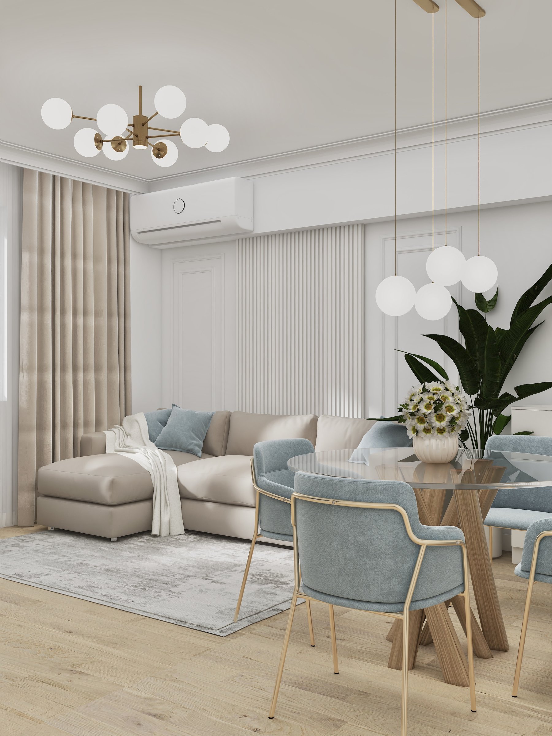 Detaliu accent textil