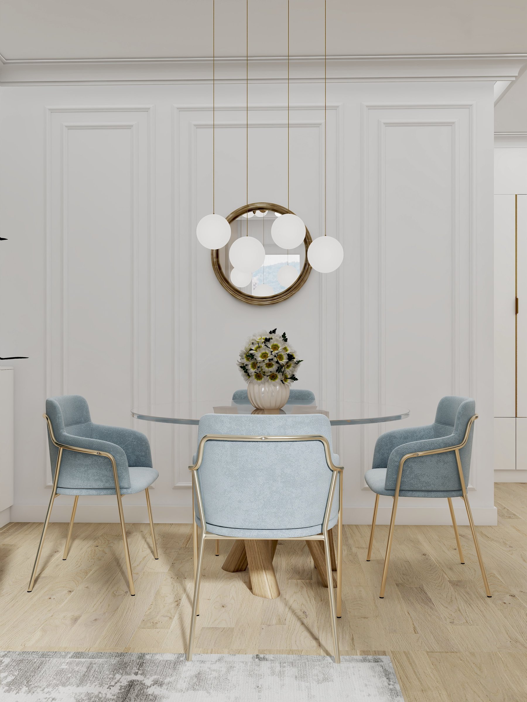 Detaliu mobilier living