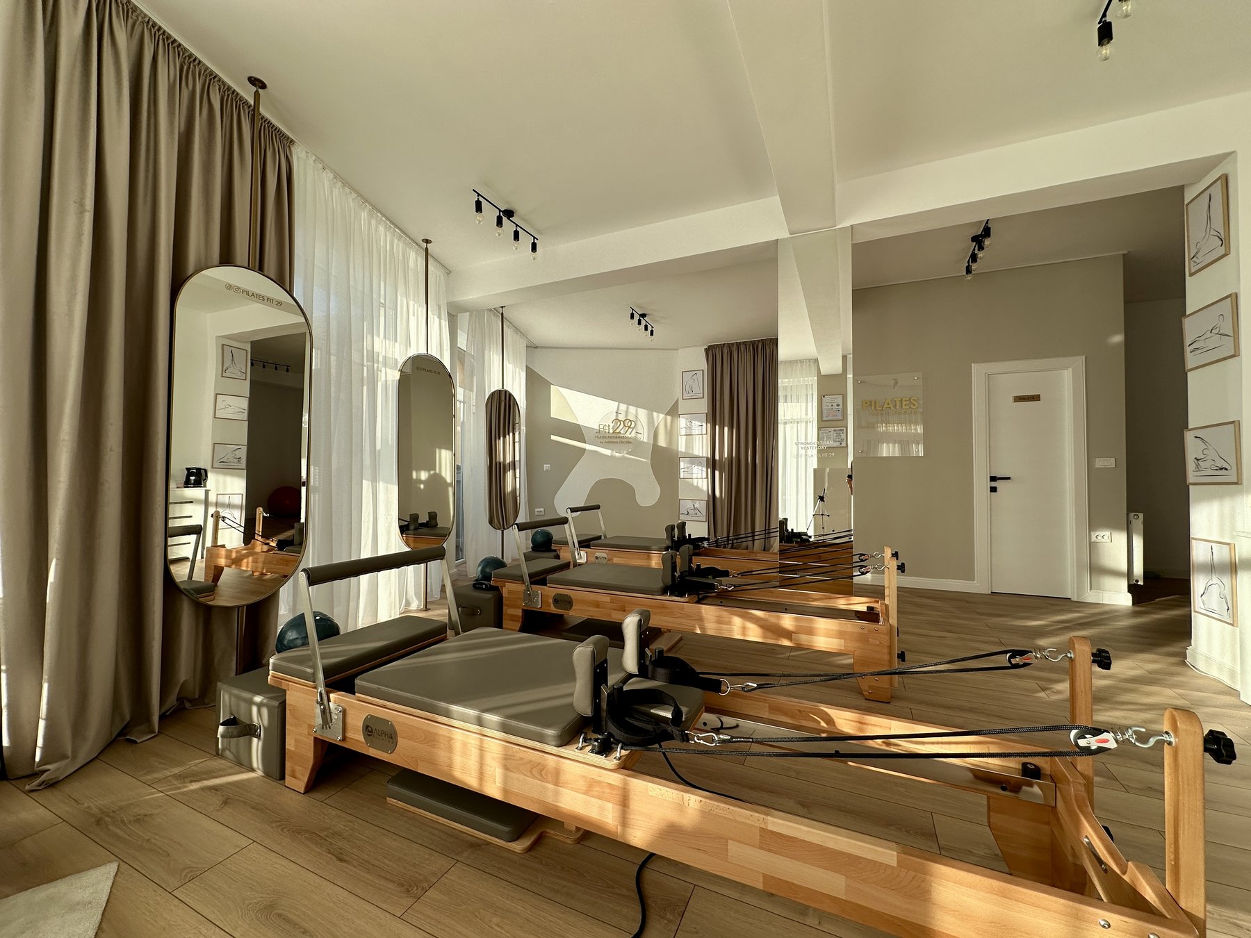 FIT29 Pilates, detaliu atmosferă