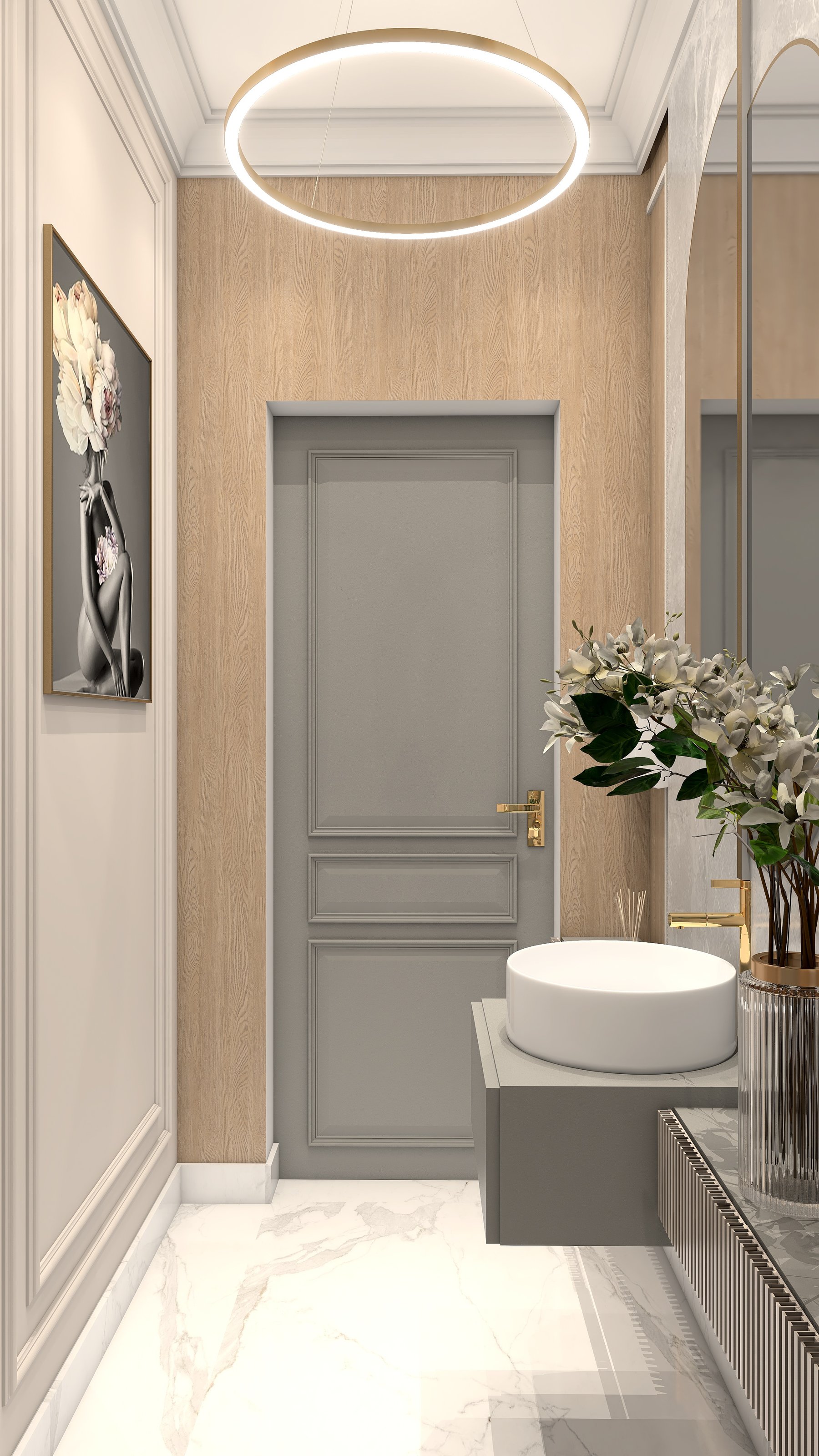 Office M, sanitar accente premium