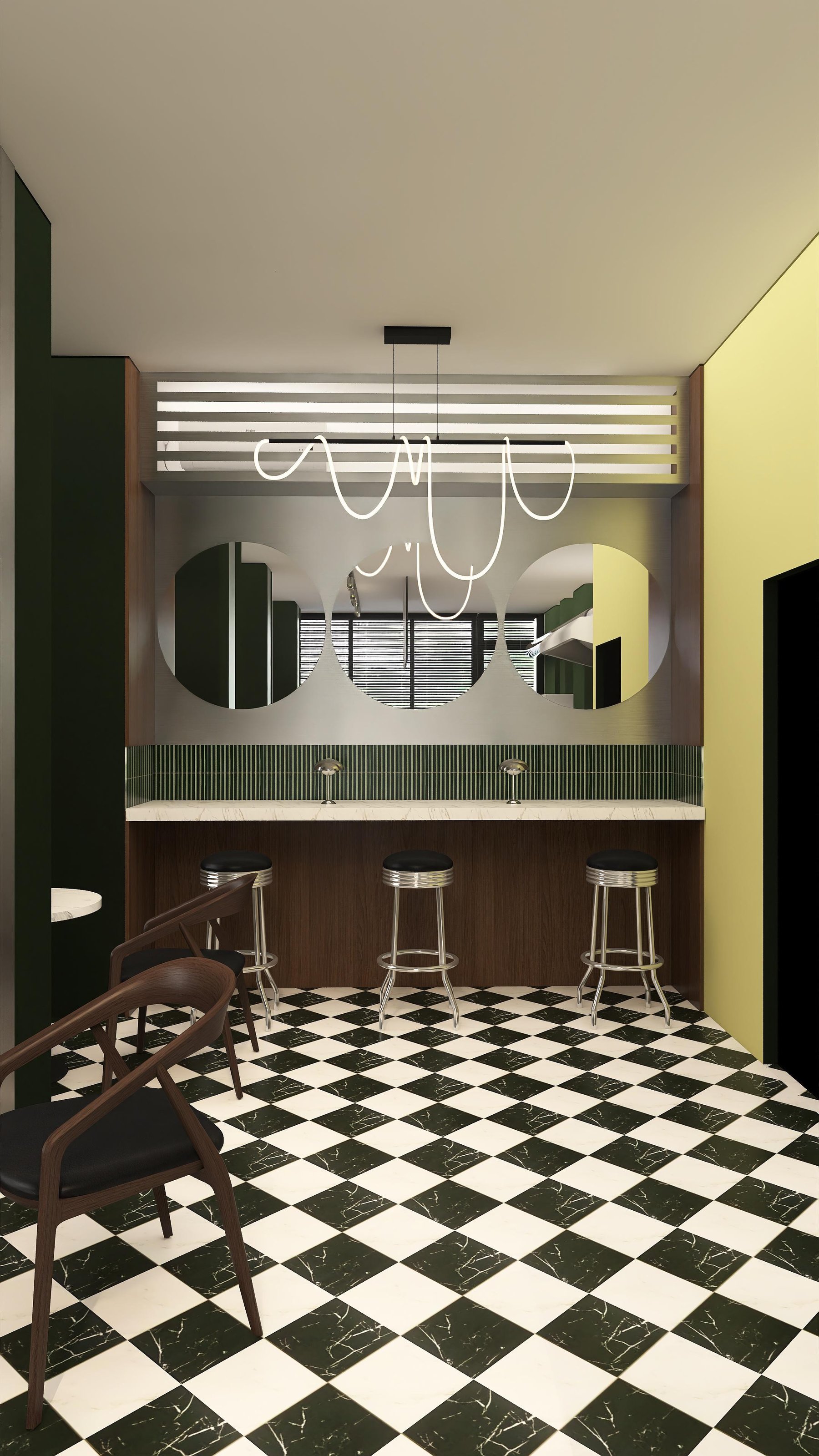 Restaurant PICK, iluminat ambiental